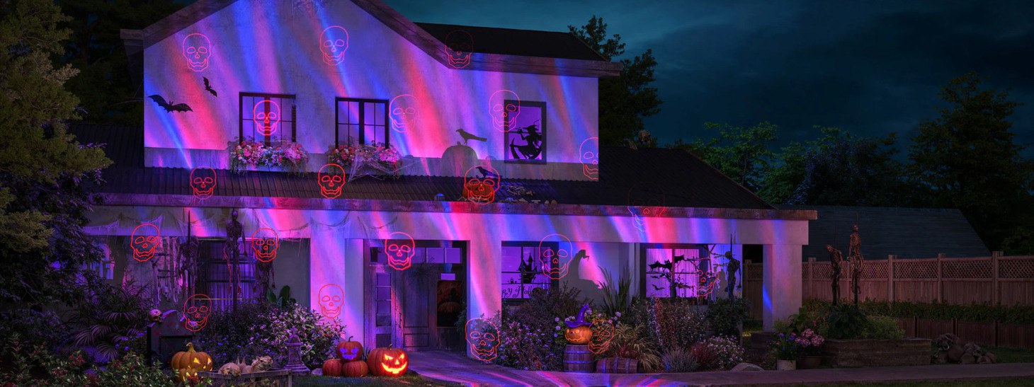A restrained wash gives an ordinary house its October costume.